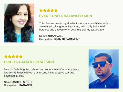 3% Niacinamide Face Cleanser with Alpha Arbutin & Aloevera Extract