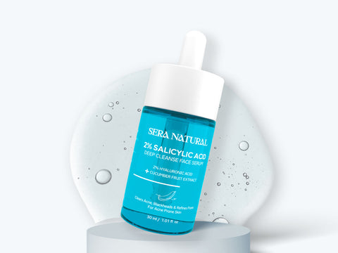 2% Salicylic Acid Face Serum with Hyaluronic Acid & Cucumis Extract