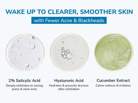2% Salicylic Acid Face Serum with Hyaluronic Acid & Cucumis Extract