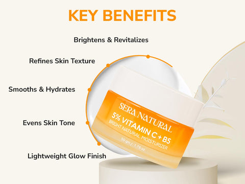 5% Vitamin C + B5 Moisturizer with 2% Glycolic Acid & 3% Niacinamide