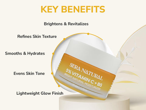 5% Vitamin C + B5 Moisturizer with 2% Glycolic Acid & 3% Niacinamide
