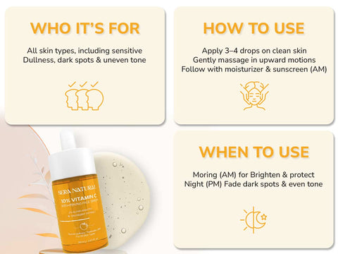 10% Vitamin C Face Serum with 2% Alpha Arbutin & Cranberry Extract